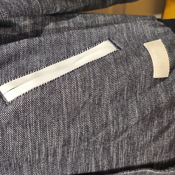 Adidas Vintage Navy Blue Bomber Jacket - Size XS EUC - Picture 3 of 5